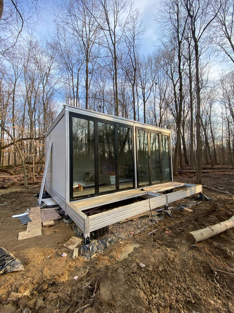 glass patio door for residential project - 26 Maria Ave