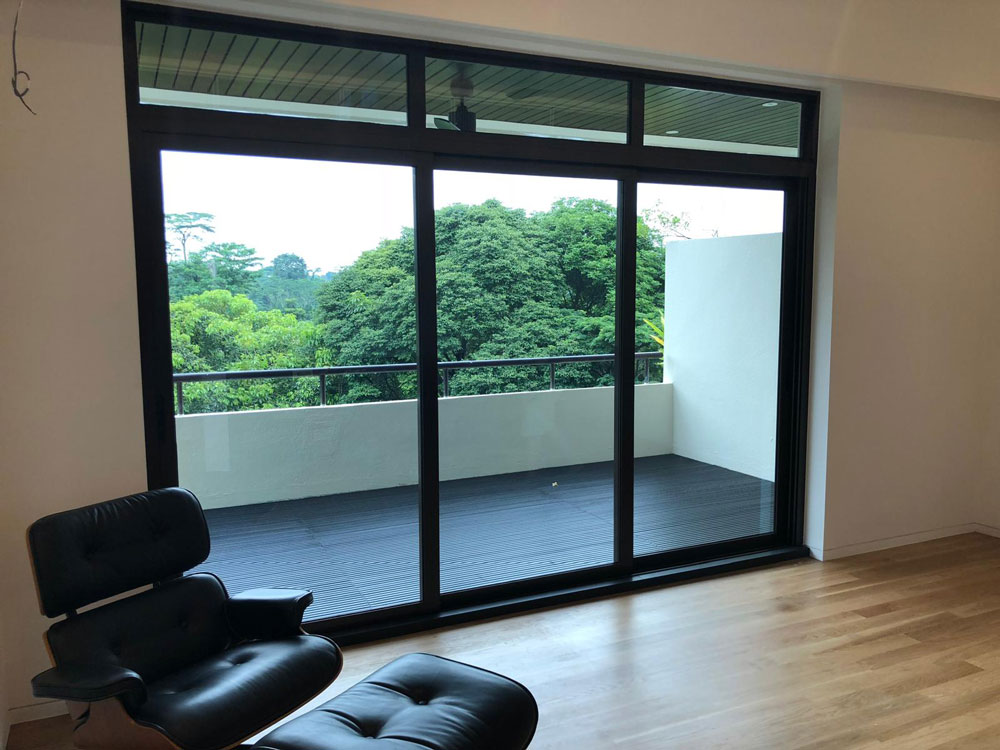 glass sliding door for residential project - 16 Kew Walk