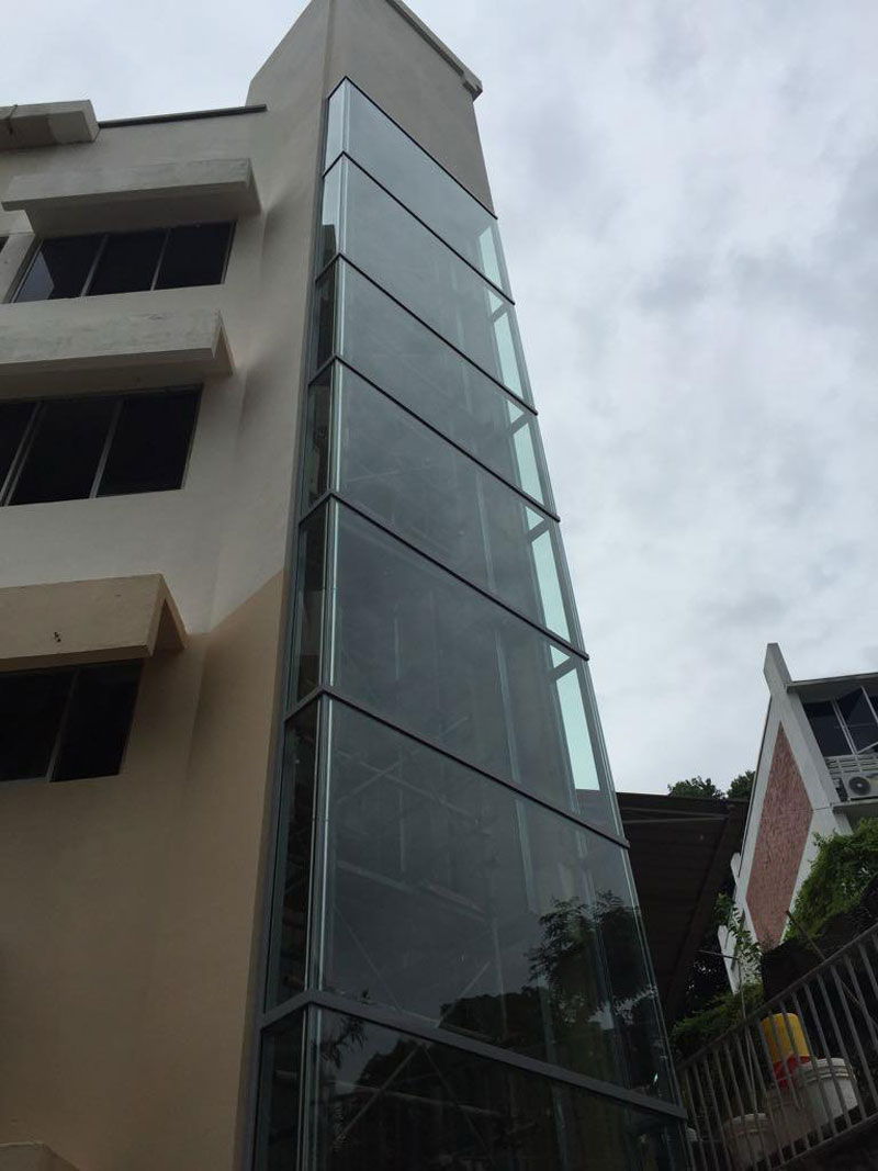 glass patio door for residential project - 24 Zion Road